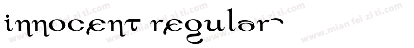 innocent Regular字体转换